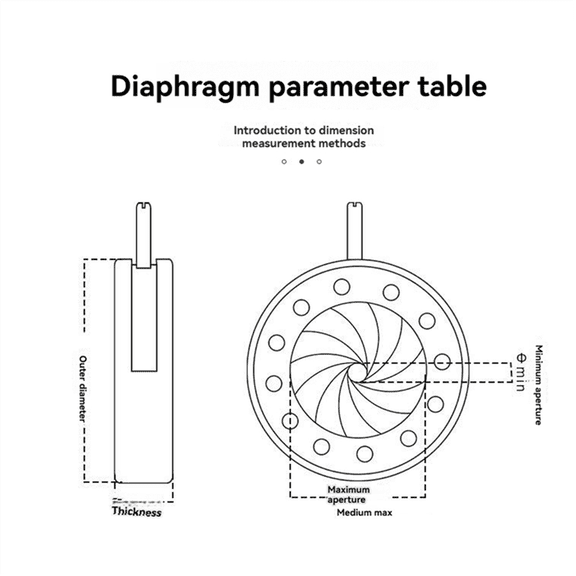 TOP! 1.5-23mm Manual Aperture Adjustable Mechanical Iris Diaphragm for Digital Camera Microscope SK23