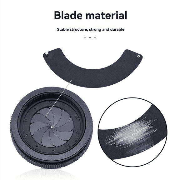 TOP! 1.5-25mm Manual Aperture Adjustable Mechanical Iris Diaphragm for Digital Camera Microscope M42 to
