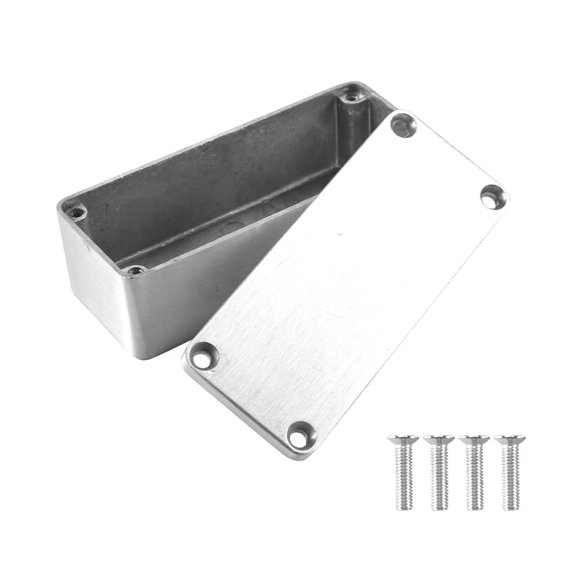 TOP! 1 Pcs Aluminum Stomp Box Effects 1590A Style Pedal Enclosure FOR Guitar