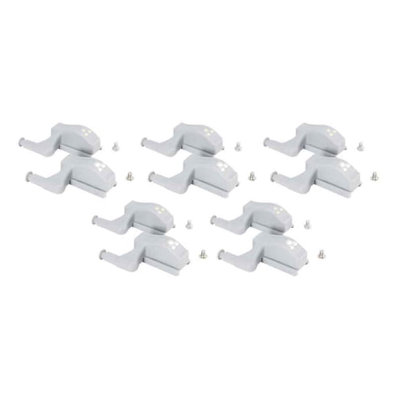 TOP! 10 LED Inner Hinge Lamp Wardrobe Light Under Cabinet Cupboard Sensor Lights for Bedroom Kitchen Closet