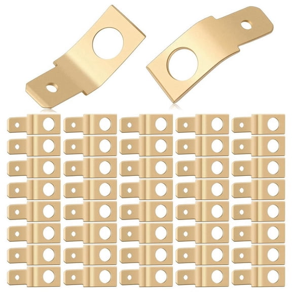 TOP! 100Pcs Quick Disconnect Connectors Non Insulated Solderless Adapters,1/4Inch Male Tab,Male Spade Connector