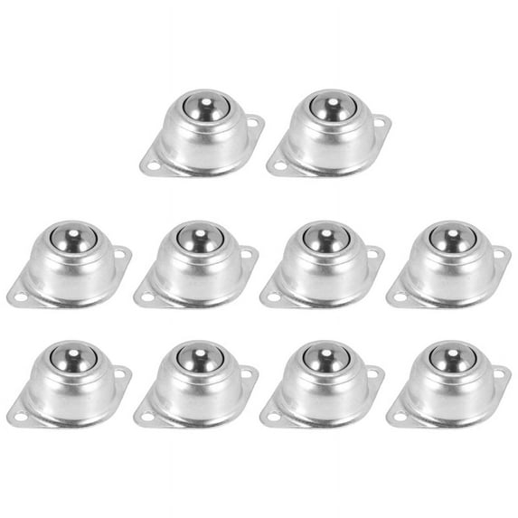 TOP! 10Pcs 3CM Dia Carbon Steel -15A Ball Transfer Unit Bearing Conveyor Roller Transmission Tool