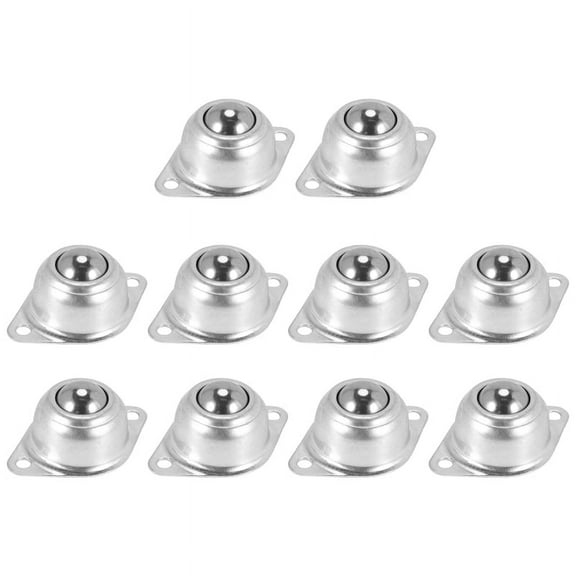 TOP! 10Pcs 3CM Dia Carbon Steel -15A Ball Transfer Unit Bearing Conveyor Roller Transmission Tool