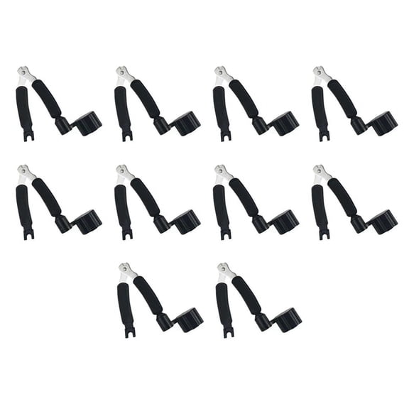 TOP! 10pcs Guitar Winding Tool String Cutting, and Changing Accessories B