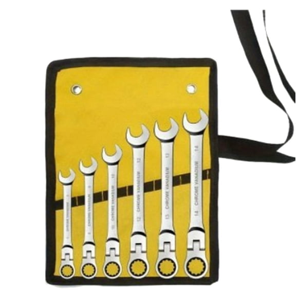 TOP! 180 Degree Turning Ratchet Wrench Machine Repair Tool