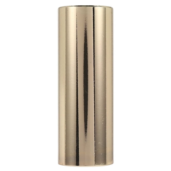 TOP! 1pc Guitar Slide Golden Stainless Steel Finger Knuck