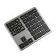 thumbnail image 1 of 2.4G Wireless Bluetooth Number Pad 35 Keys Remote Connection Numpad Numeric Keypad for Laptop Window Digital Keyboard A, 1 of 4