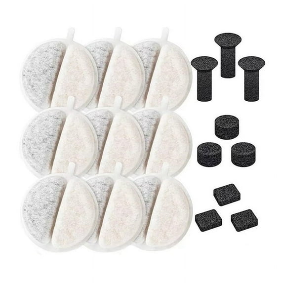 TOP! 2.5L Cat Water Fountain, High-Efficiency Pet Fountain Filters, Compatible with Multiple Models