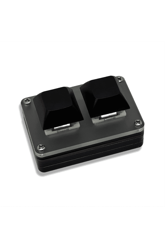 TOP! 2-Key Mini Keyboard Copy & Paste Programmable Custom OSU Gaming Mechanical with RGB Light