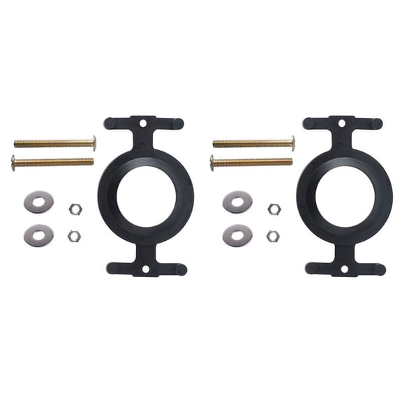TOP! 2Pack 04-3817 Toilet Tank to Bowl Bolt Set,Gasket Set Kit Fit Most Flush Valve Opening Tanks