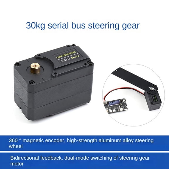 TOP! 30Kg High Precision Torque Programmable 360degree Magnetic Encoder Serial Bus Servo ST3215 12V Two-Way Feedback