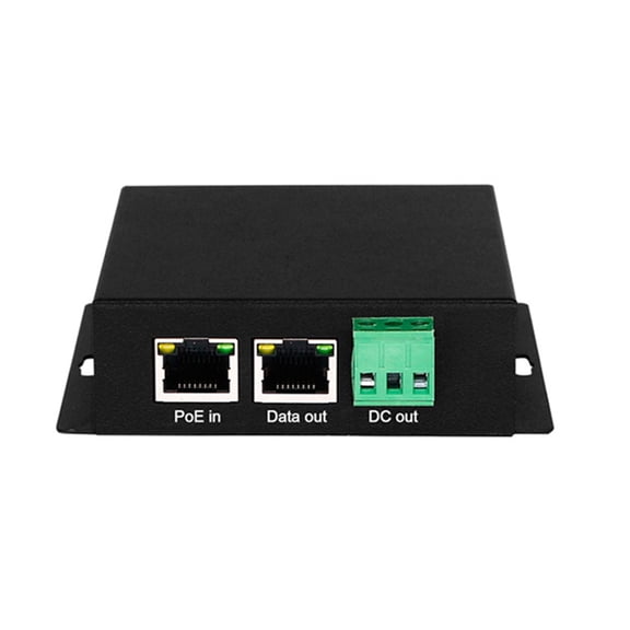 TOP! 30W Industrial Home Isolated PoE Gigabit Splitter High Power 12V/24V Output Support IEEE802/3AF/AT/BT