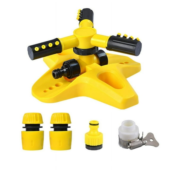 360° Rotating Garden Lawn Sprinkler with Automatic Watering System,Nozzle for Lawn and Garden Irrigation ABS