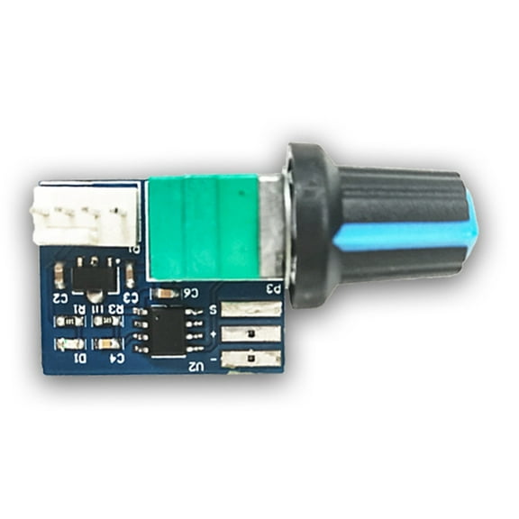 TOP! 3PCS Computer Case Fan Governor PWM Speed Controller 12V Single Way 4 Pin Low-Power Silent