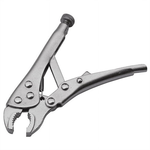 TOP! 3Pcs Mini Vise Locking Pliers Set Curved Jaw and Long Nose C Clamp Assorted Welding