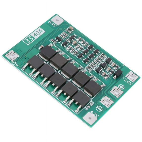TOP! 3S 40A 18650 Li-Ion Lithium Battery Charger Protection Board Pcb For Drill Motor 11.1V 12.6V Lipo Cell Module