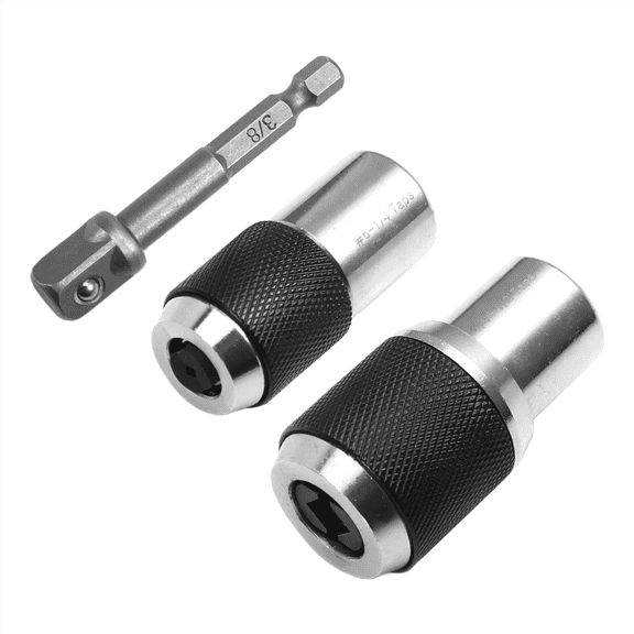 TOP! 3pcs Tap Socket Set Extractor Tool with Adapter Adjustable Jaw