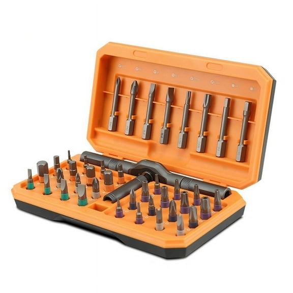 TOP! 42 in 1 Magnetic Screwdriver Set,DIY Ratchet Set,Multi Bit Drive Set with Detachable Handle