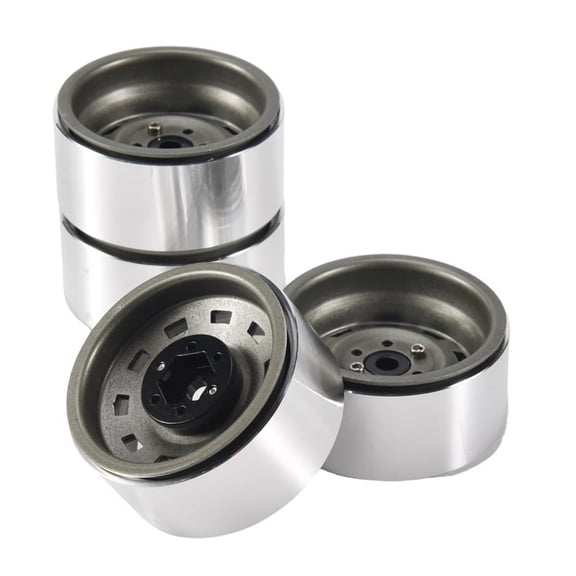 TOP! 4PCS 1.9 Metal Beadlock Wheel Hub Rim for 1/10 RC Crawler Axial SCX10 90046 AXI03007 TRX4 D90,2