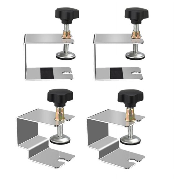 TOP! 4PCS C Clamp Cabinet Hardware Jig Drawer Fixing Clip for Install Door Front Knobs Pulls Handles Woodworking Tools