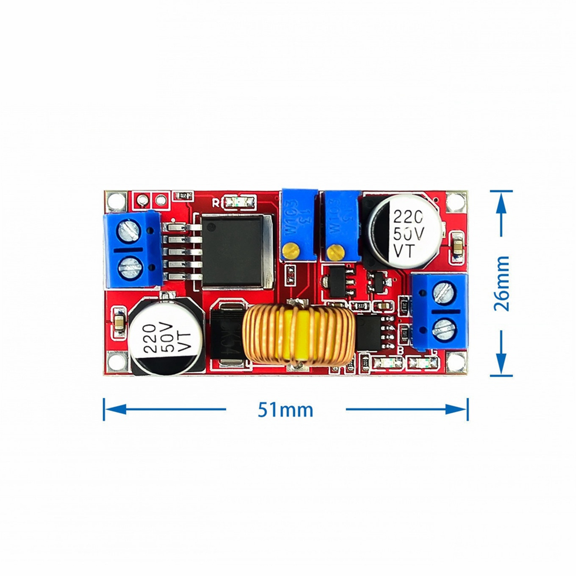 TOP! 4pcs XL4015 5A DC to Power Converter 4-38V 1.25-36V CC CV LED Driver Charging Board Lithium Charger Module