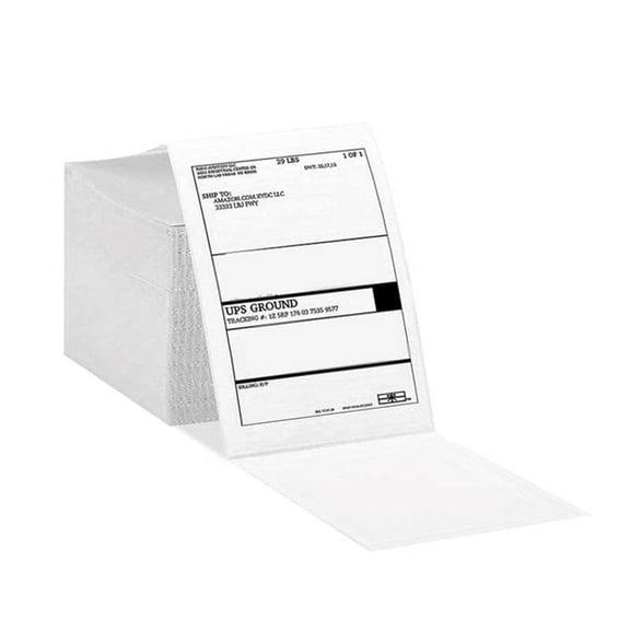 TOP! 4x 4Inch Direct Thermal Labels 500 Per Stacked -Strong Adhesive for Shipping Label Style: Inch