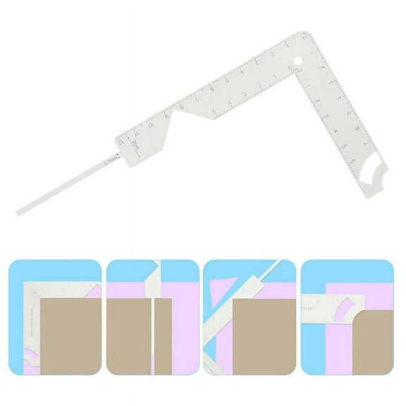 TOP! 5-In-1 Book Cover Guide,Bookbinding Kit, Kits Bookbinding Tool for Making DIY