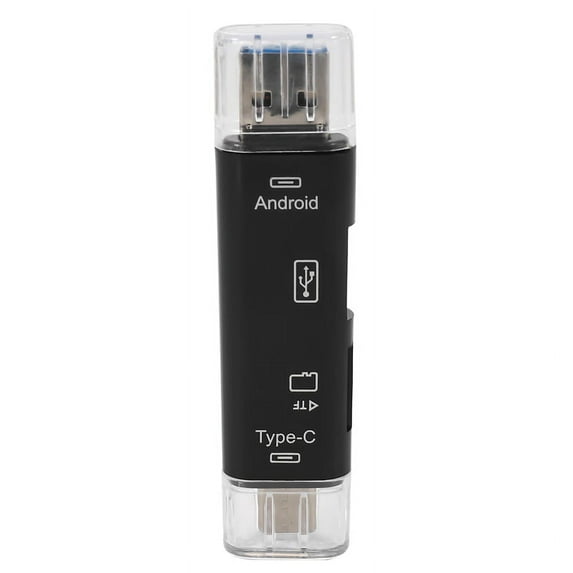 TOP! 5-in-1 Multifunctional OTG Card Reader Micro-SD / SD USB Support TF Android Type-c Phone Computer Universal