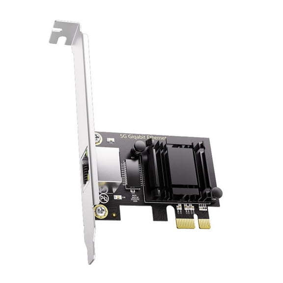 TOP! 5G Pcie to RJ45 Network Card RTL8126 Chip Gigabit Ethernet PCI Express 10/100/2500/5000Mbps for Desktop