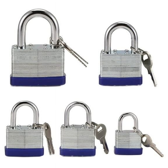 TOP! 5PCS Outdoor Padlock, Door Lock, Dormitory Cabinet Anti-Theft, Dust-Proof, Rust-Proof, Thickened Padlock