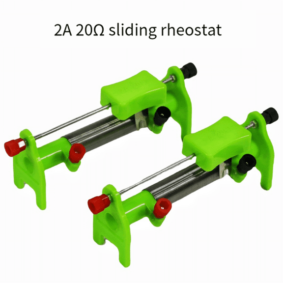 TOP! 5Pcs Sliding Rheostat 20Ω2A Physical Electrical Laboratory Equipment Adjustable Resistance Teaching Instrument