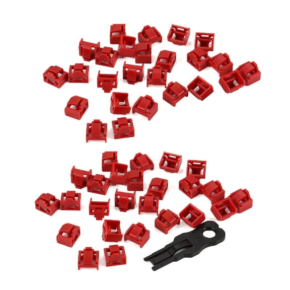 TOP! 600Pcs Red RJ45 Port Ethernet LAN Hub Anti Dust Cover Plug Cap Blockout Protector with Proprietary Lock and Key