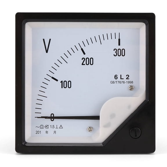 TOP! 6L2 Voltmeter AC 300V Pointer Type Voltage Meter Mechanical Header