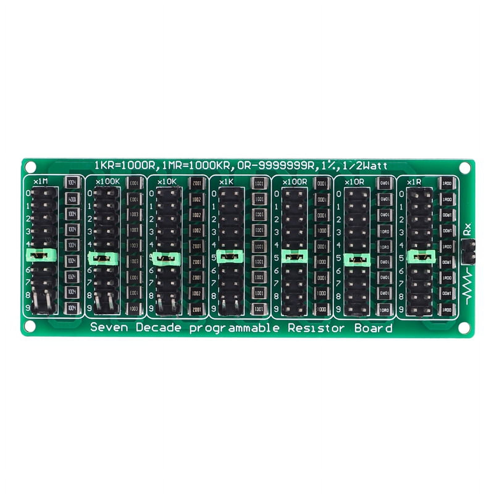 Placa De Resistencia Programable 1r 9999999r Step 1r 1% 1/2w | Cuotas