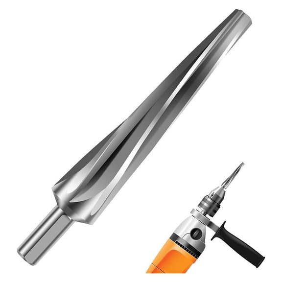 TOP! 7 Degree Ball Joint Tapered Reamer,Speed Steel Reamer Tool with 1/2 Inches Toolholder,W6542