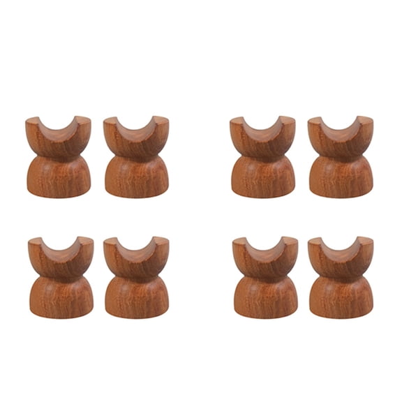 TOP! 8Pcs HiFi Audio Wood Insulation Wire Bracket Line Support Speaker Cable Stand Holder Absorber Foot Pad