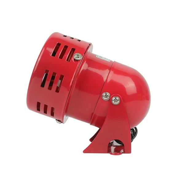 TOP! AC220V Red Mini Metal Motor Siren Industrial Alarm Sound Electrical Guard Against Theft 120dB MS-190