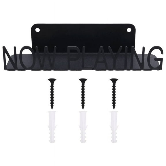 TOP! Acrylic Record Shelf Wall Mount Now Playing Display Stand Vinyl