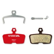 TOP BRAKE BD08 Disc Mountain Bike Brake Pads for AVID SRAM Code R/RE/RSC Guide RE | MTB, Downhill , Trail bikes| Ceramic Compound , Silent option,Performance version, Red PIN Included