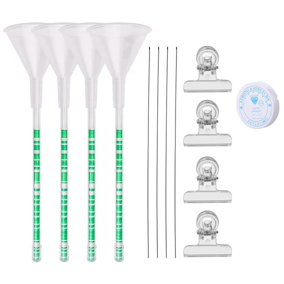 TOP! Beading Funnel,4Pcs Funnel Bead Bracelet Kit for Jewelry Making,Necklace Making with Funnel,Beading Needles,Clip
