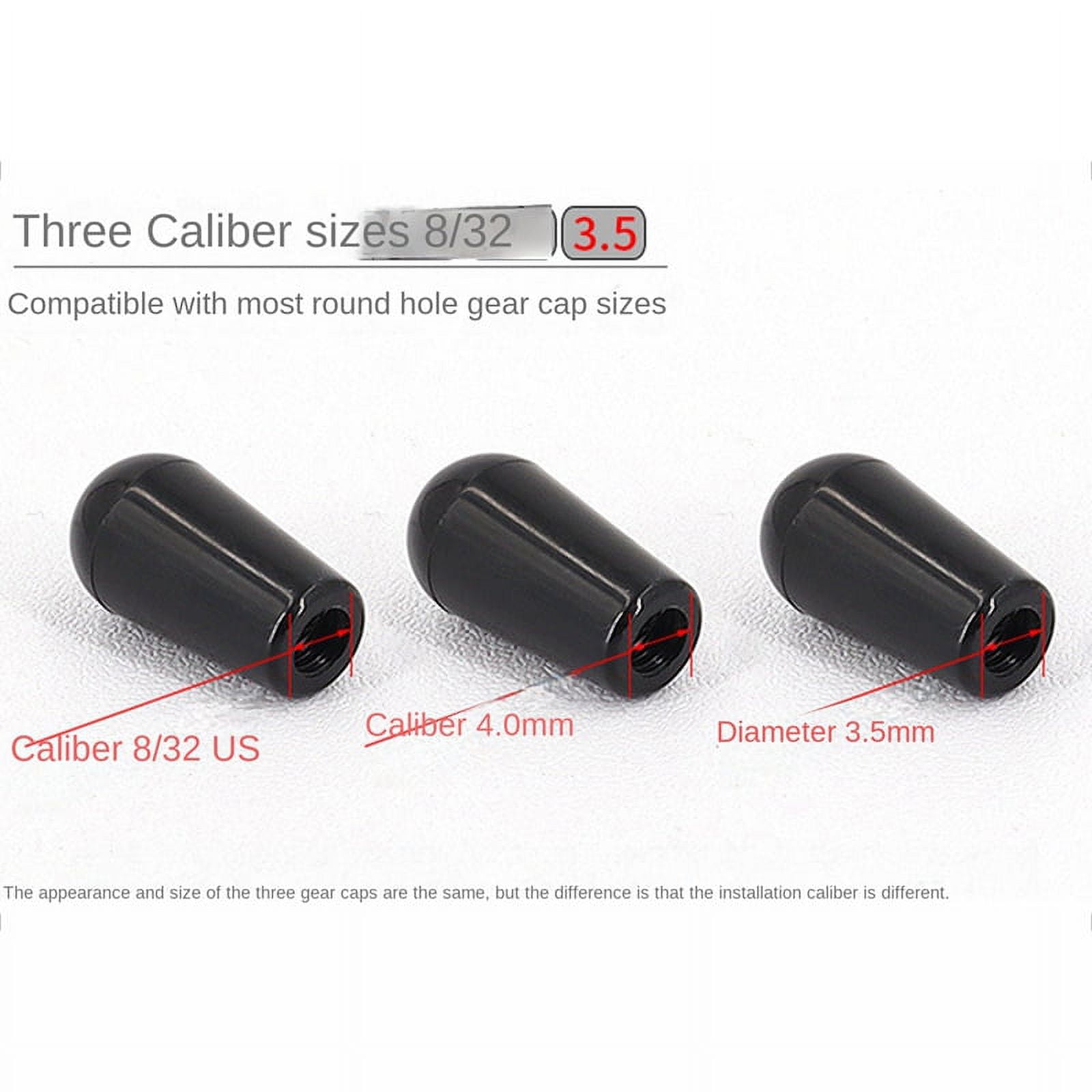 Metal Guitar 3 Way Toggle Switch Tip Switch Knob Cap M3.5 Black