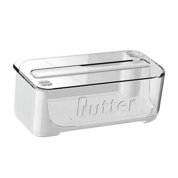 Butter Dish Storage Box with Cutter Food Container Lid Easy Cutting