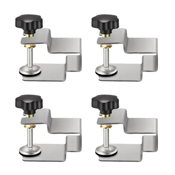 C Clamp Cabinet Hardware Jig Drawer Fixing Clip for Install Door Drawer Flexible Woodworking Tools 4PCS Plus4 x Clamp