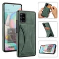 thumbnail image 1 of TOP SHE Case for Samsung Galaxy A71 5G (A716), Galaxy A71 5G Phone Case (6.7 Inch) - Synthetic Leather Protective Case with Card Slot / Kickstand, Slim Fit Lightweight Simple Fashion Cover (Green), 1 of 7