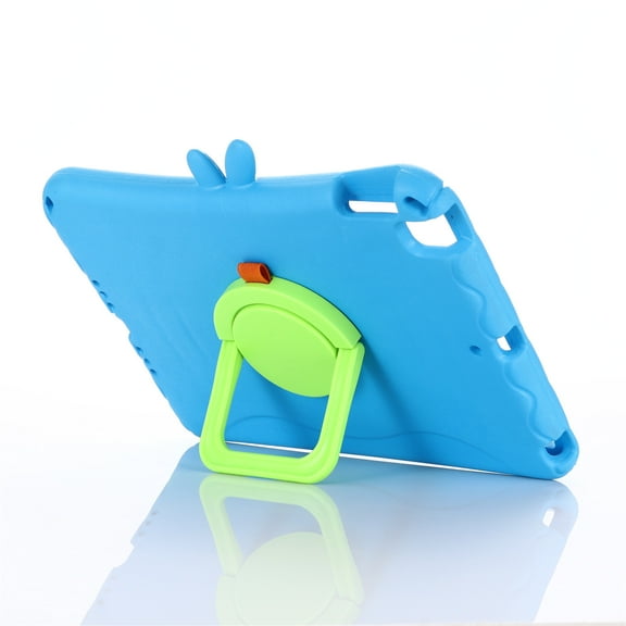 TOP SHE Case for iPad 8th/7th Generation - Durable Light Weight Eva Kids Shockproof Case with Pencil Holder/Adjustable Angle Kickstand Protective Cover for iPad 10.2 Inch Tablet - Blue