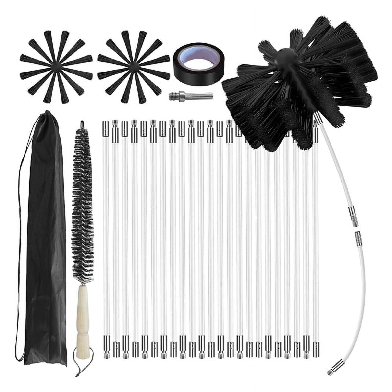 TOP! Chimney Sweep Kits, Dryer Vent Cleaning Sweeps and Duct Brush