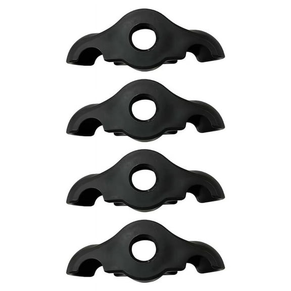 TOP! Cycling Training Foot Pads Shock Absorbing Indoor Snap Rocker Feet Adapters for Smart Bike Trainer,B