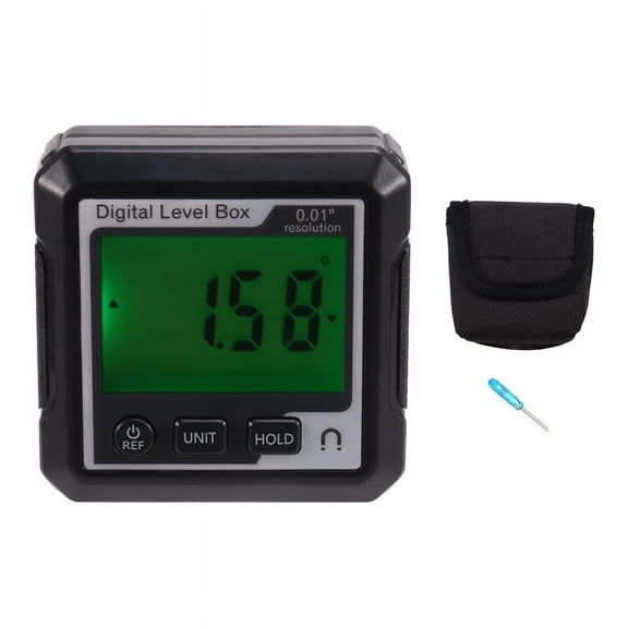 TOP! Digital Electronic Level Angle Fnder 90°Magnetic Inclinometer Protractor Precision Measuring