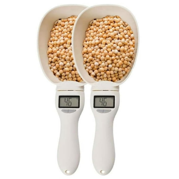 TOP! Digital Measuring Spoon, Food Scoop Scale, High Precision with LCD Screen Spoons Set