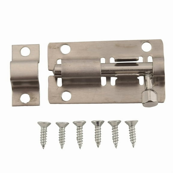 TOP! Door Lock Slide Bolt for Bathroom, Toilet, Shed, Bedroom, Furniture Catch Latch